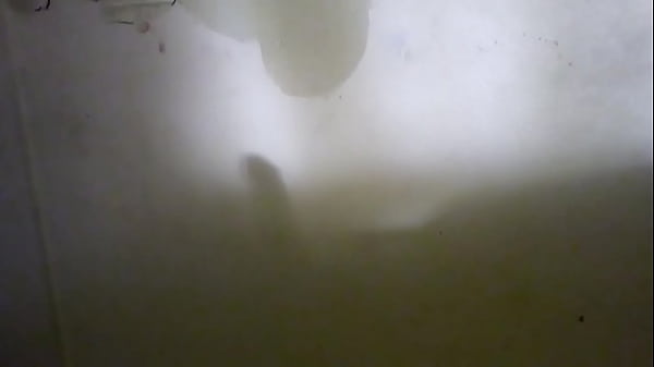 The shadow of me getting my cock stroked