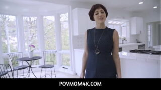 PovMom4K  –  Feeding his MILF stepmothers Jessica Ryan neglected pussy from behind
