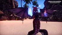 Cumming on an elf’s beautiful and petite tits in POV l Hottest highlights l Monster Girl Island