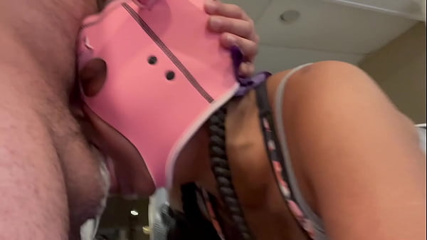 Ebony Piggy Makes Her Own Slop. Facefucking, Puke Eating, Ball Licking, Ass Eating.