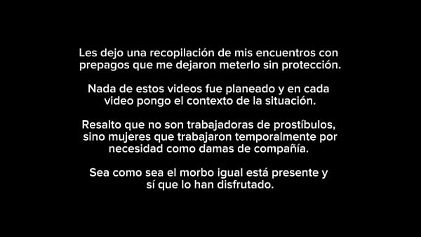 Recopilación putas, scorts, prepagos, damas de compañía que se lo meten sin condon. Milf, teen, culonas.