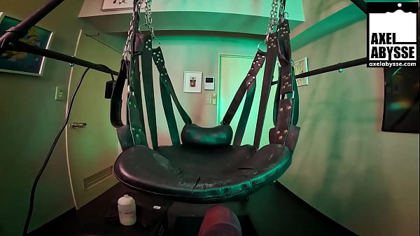Axel Abysse Solo Masturbates With Monster Dildo