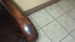 Look how I fuck this Latina in a red dress and sexy lingerie