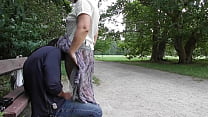 licking ass on public