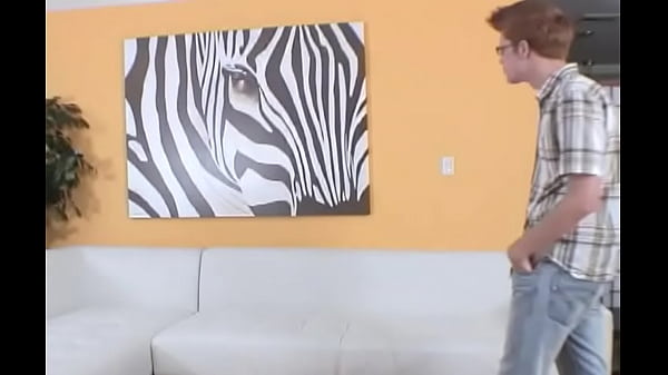 Brunette Chick Fucks Guy with Strapon