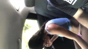 I ask an Uber driver to masturbate my pussy on the way home.