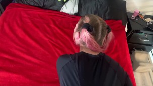 POV Doggystyle with a huge facial cumshot