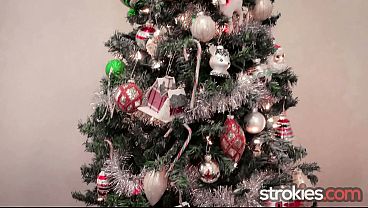 STROKIES Khloe Kapri’s Naughty Christmas Trap Turns Santa Into Her POV Handjob Toy