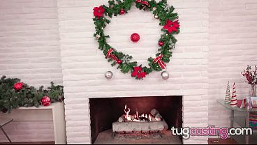 TUG CASTING Zoe Sparx Passes Santa’s Naughty Christmas Handjob Test