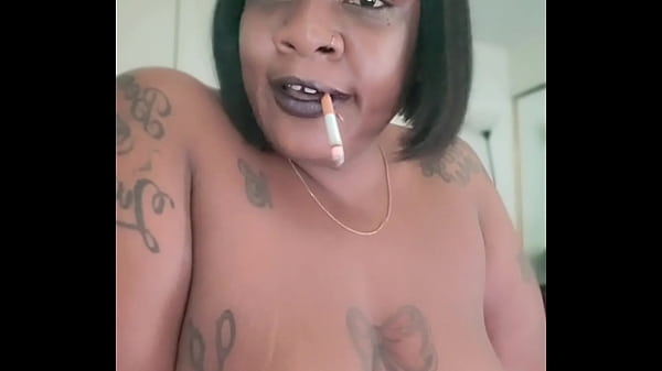 Smoking a cigarette and talking dirty