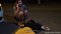 The culprit Maryana Rose fled the scene of the crime after the accident. Sucked the victim and let him fuck her so he didn’t call the police