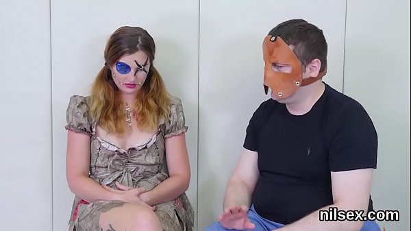 Wacky girl was brought in anal assylum for awkward treatment