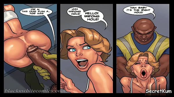 Art Class season #2 ep#7 – 1 white milf and two black guys have some sexual fun on the worksite.