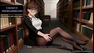 Hentai Librarian Femdom Punishment: Caught Talking Loud – F4M JOI ASMR – Anime Librarian With Glasses Voiced POV
