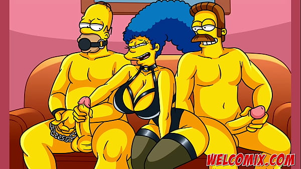 Sadomasochistic fuck with the square neighbor! The Simpsons porn comics!