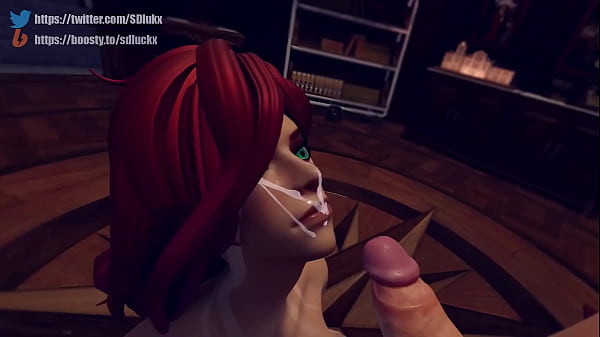 Windranger deepthroat and take facial (Full video)